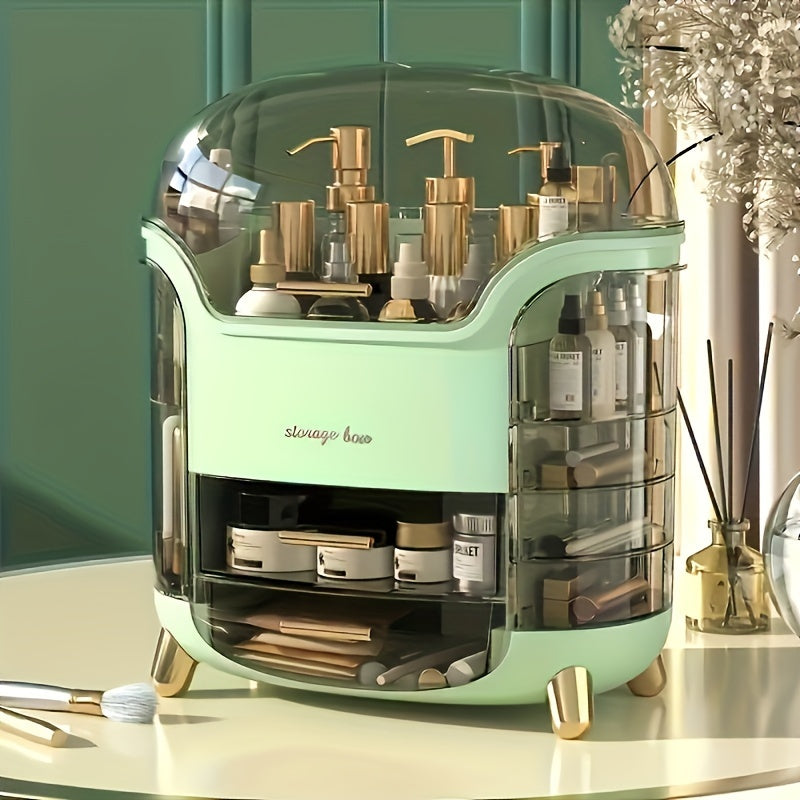 Teen Girls Gift Makeup Organizer, Skincare Organizer Jewelry Storage, Cosmetics Storage And Display Case, Make Up Holders And Organizers for Countertop, Bathroom Organizer, Perfume Organizer