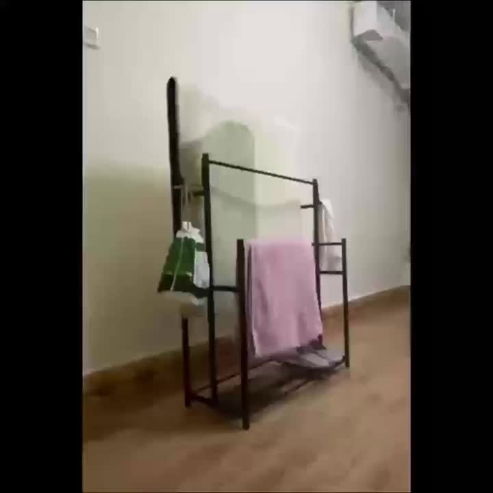 47.2 Inch Tall Free Standing Towel Racks 3 Tier Pool Towel Rack Outdoor Oversized Floor Bath Towel Drying Valet Holder Blanket Quilt Rack Stand For Bathroom Bedroom Beach Hot Tub Gym Pool Area Outside 2pcs