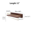 Modern Brass Towel Rack With Wooden Rack | Solid Wood Bathroom Rack, Wall Mounted, Shower Rack, Washbasin, Cosmetics Storage, Floating Rack, Mirror, Front Dressing Table, Organizing Rack