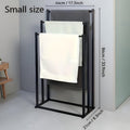 47.2 Inch Tall Free Standing Towel Racks 3 Tier Pool Towel Rack Outdoor Oversized Floor Bath Towel Drying Valet Holder Blanket Quilt Rack Stand For Bathroom Bedroom Beach Hot Tub Gym Pool Area Outside 2pcs